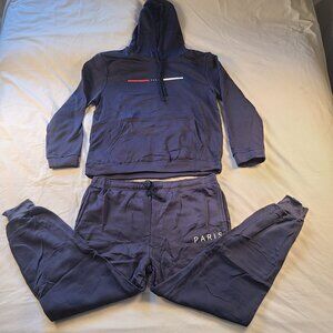 Men's 2 pcs Jogging Suit 3XL Black New